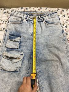 Wide Leg Jeans with Pockets