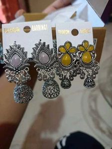 Designer Jhumka Earrings Set