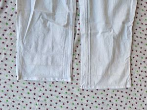 Comfortable White cotton Pants