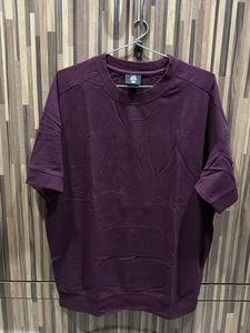 Burgundy Oversized T-Shirt