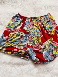 Floral Print Shorts