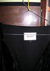 Elegant Black Velvet Mini Dress