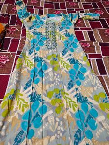 Floral Print Kurta