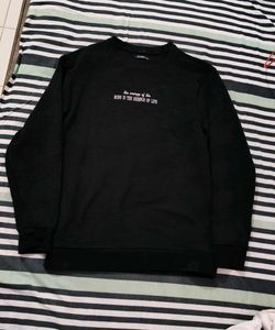 Black Graphic Sweatshirt
