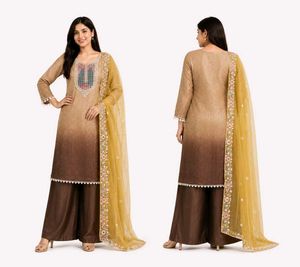 Designer Ombre Kurta Palazzo Set