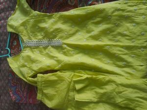 Lime Green Kurta Set