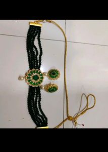 Dark Green Choker Set