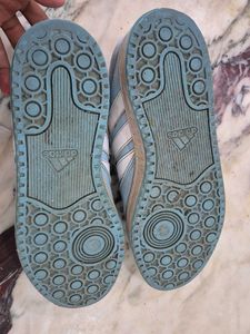 Adidas Blue &amp; White Sneakers