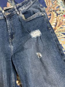 Wide leg Blue Jeans