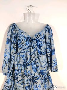 Multicolored Printed Casual Dress (Women)