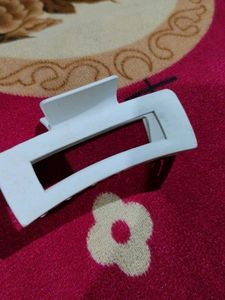 5 Pcs Stylish White Hair Claw Clip
