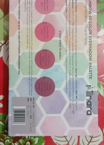 Minara 60 Color Eyeshadow Palette
