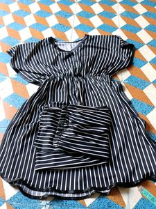 Striped Kurta Set