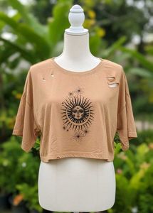 Boho Graphic Crop Top