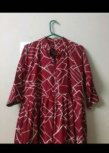 Maroon Beautiful Kurta
