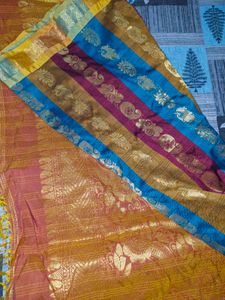 Luxurious Silk Blend Saree-only saree