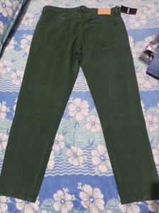 Green Distressed Jeans