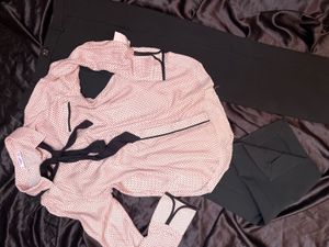 mango-  chic shirt with bow