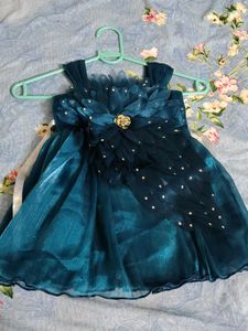 Sparkling Teal Party Dress