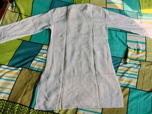White Cotton Kurta