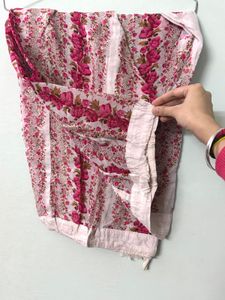 Pretty Pink Floral Kurta