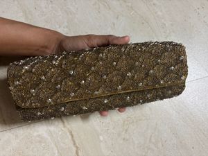 Golden Hand Clutch
