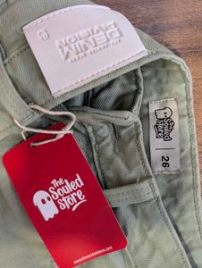 Khaki Wide Leg Pants With tag still on
