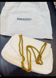 Chic White Quilted Shoulder Bag