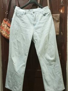 Light Wash Wide Leg Jeans
