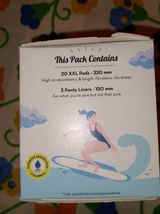 Plush Ultra Thin Sanitary Pads PURE U.S. COTTON