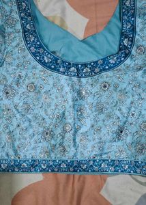 Stunning Teal Ombre Lehenga Choli