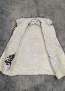 Stylish Suede Sherpa Vest
