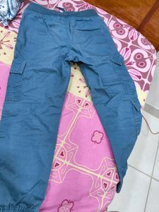 Blue Cargo Pants (5 to 6 years) Boys
