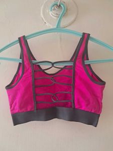 Vibrant Pink Sports Bra