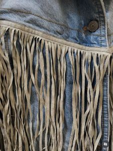Free People After Hours boho denim jacket