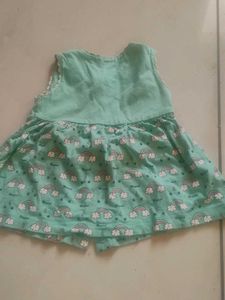 Baby Girls Mint Green Rainbow Dress