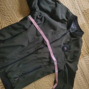 Olive Green Bomber Jacket