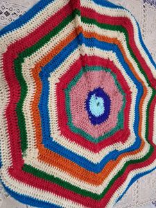 Colorful Crochet Rug