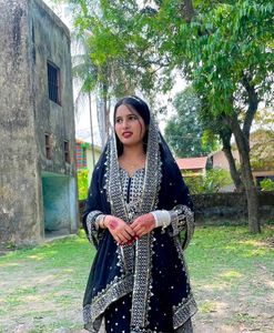 BEAUTIFUL SHARARA WITH TOP &amp; DUPATTA COMBO