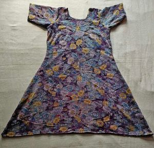Floral Print A-Line Dress