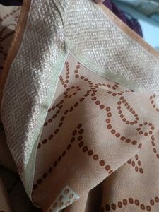 peach bandhej Saree