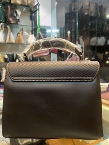 Chic Black Handbag with Bow Detail