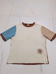 Color Block Knit Top