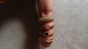 Korean ad rings ( 6 pieces )
