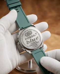 Fossil Watch - Black &amp; Green with box