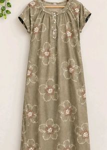 Comfortable Floral Nightgown