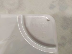 Milton Sandwich Plate With Sauce Compartment