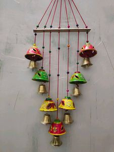 Boho Colorful Bell Wall Hanging