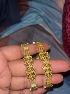 Elegant Gold-Plated Bangles
