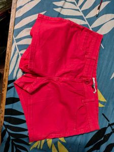 Women’s Pink Denim Shorts – Trendy &amp; Comfortable